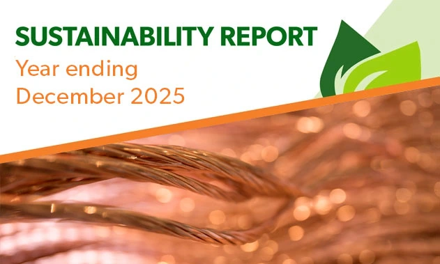 Sustainability Report Year Ending December 2025 Home Page Thumbnail